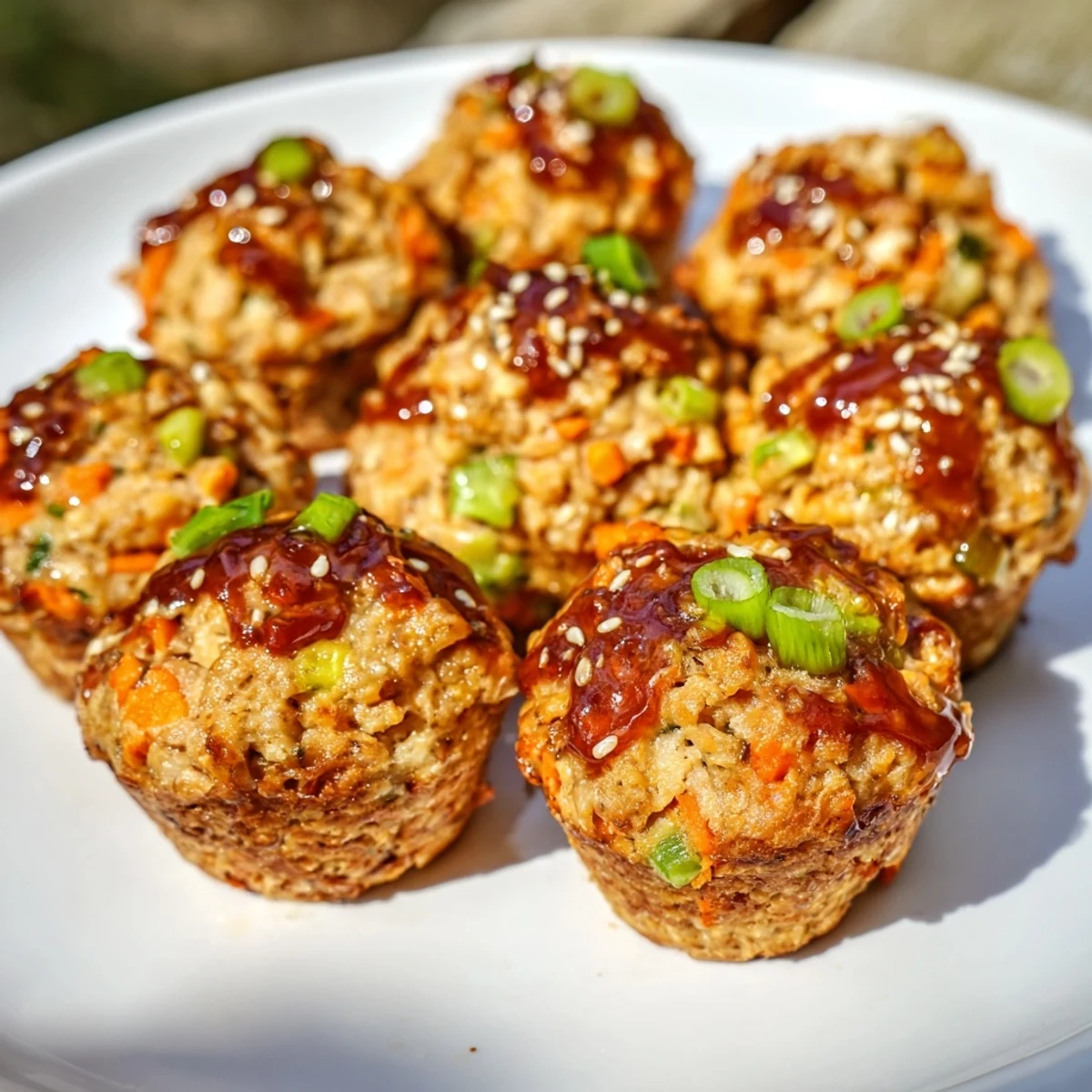 Deliciously moist turkey muffins featuring aromatic teriyaki flavors, ideal for meal prep.