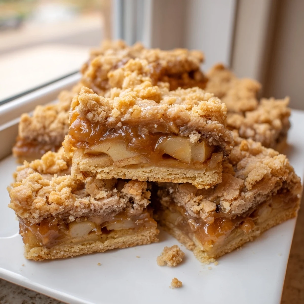 Caramel Apple Layered Bars