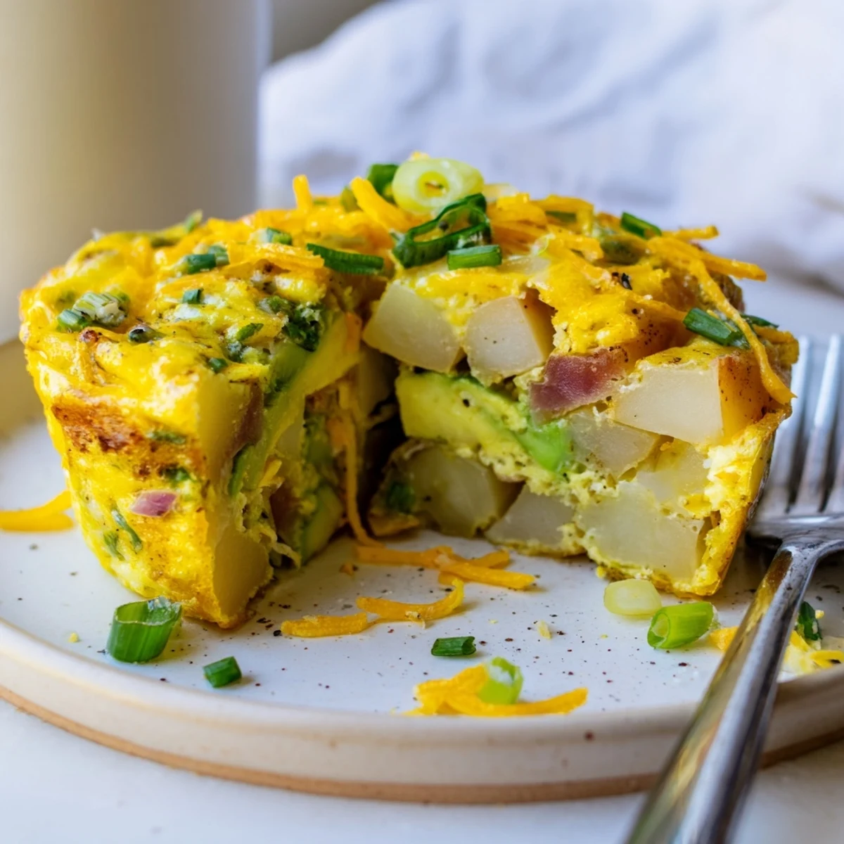 Avocado Ranch Potato Egg Muffins