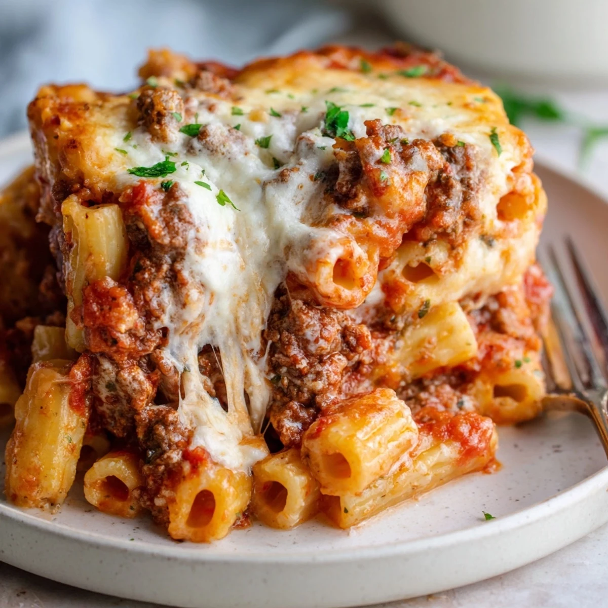 Baked Ziti Meat Sauce #103