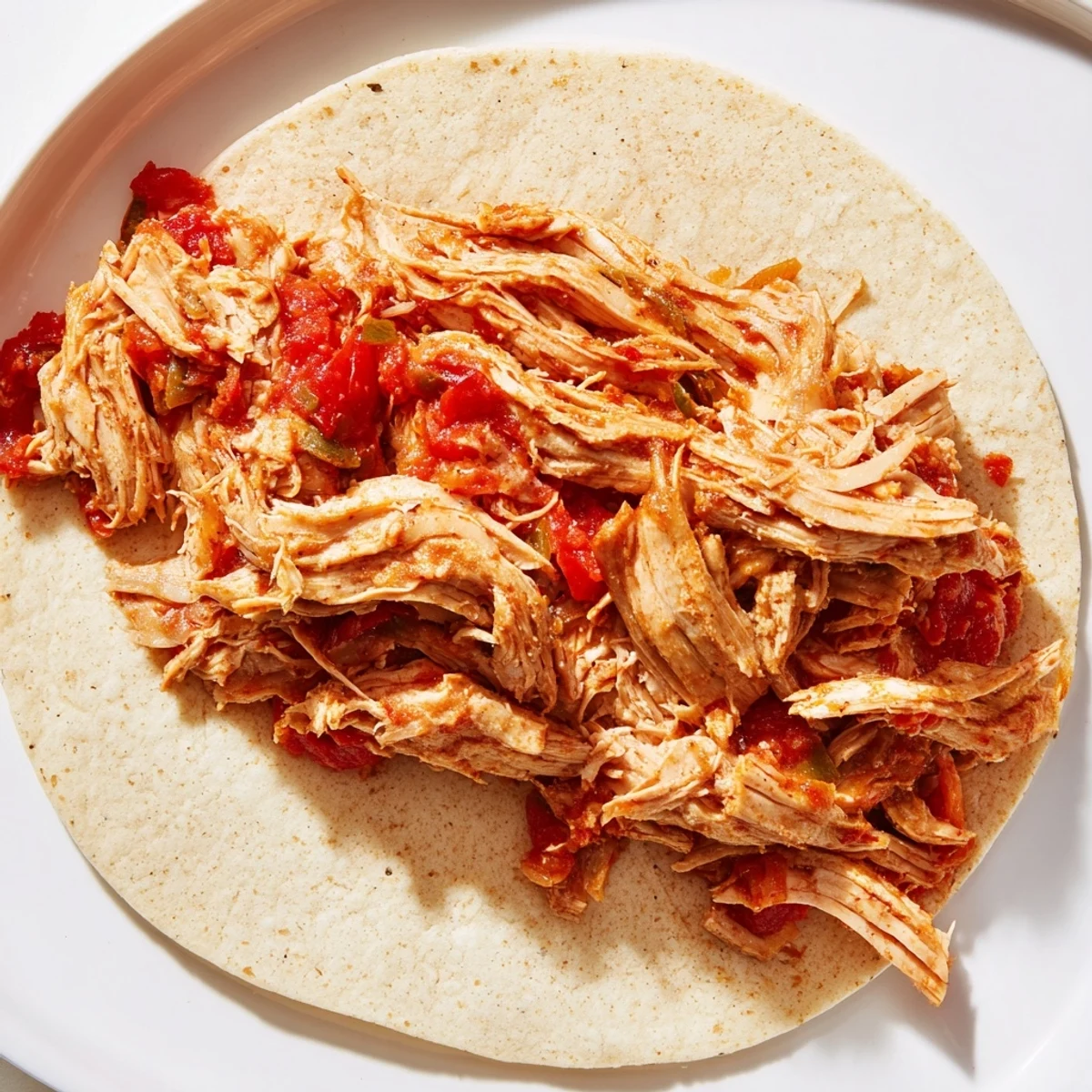 See the perfect Crock-Pot Shredded Chicken Tacos, a comforting meal of shredded chicken with savory spices and sauces.