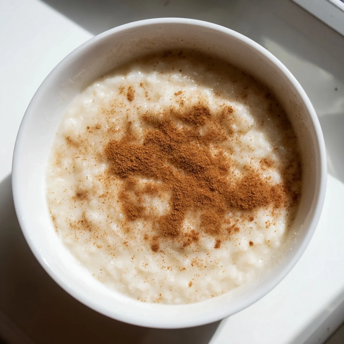 This comforting Rice Pudding with Leftover Rice features a smooth texture and sweet cinnamon flavor.