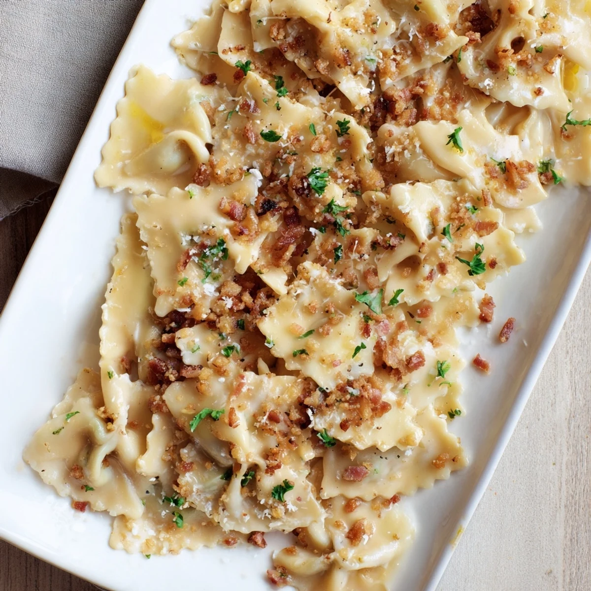 This Sheet Pan Mac and Cheese features perfectly cooked, cheesy pasta with a savory bacon topping.