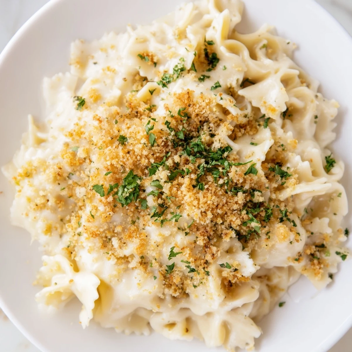 Lightened Mac Cheese Bake