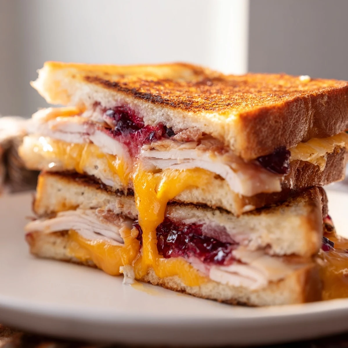 Smoked Turkey Grilled Cheese