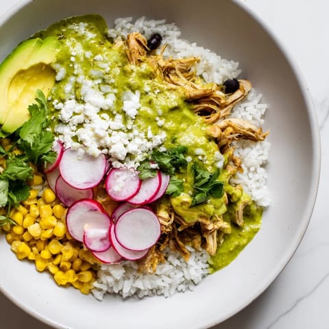 Green Enchiladas Rice Bowl