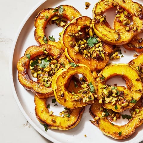 Baked Delicata Squash Rings