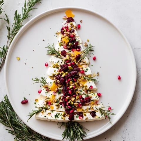 Rosemary Cranberry Christmas Tree
