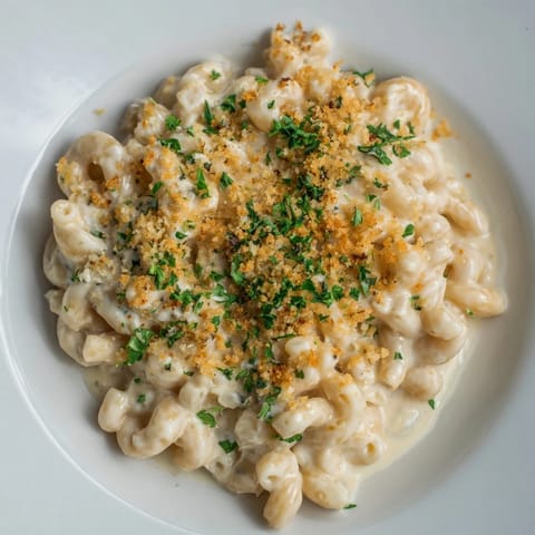 This creamy Cottage Cheese Mac and Cheese features tender pasta coated in a protein-rich, smooth sauce.