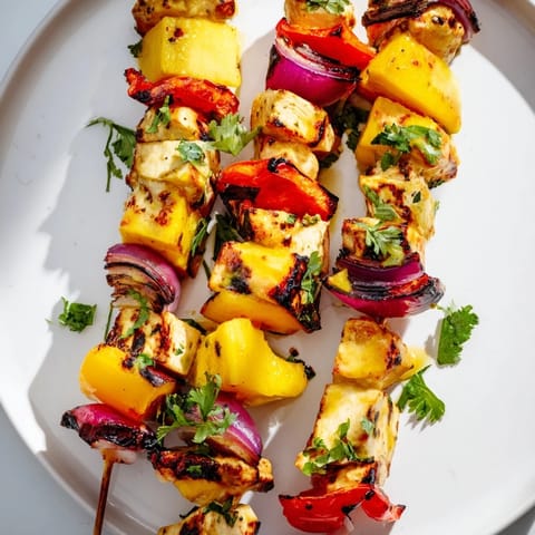 Mango Lime Chicken Skewers