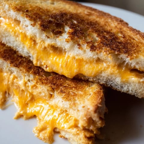 Golden, melty Honey Chipotle Butter Grilled Cheese oozing with sharp cheddar, perfectly grilled on sourdough.
