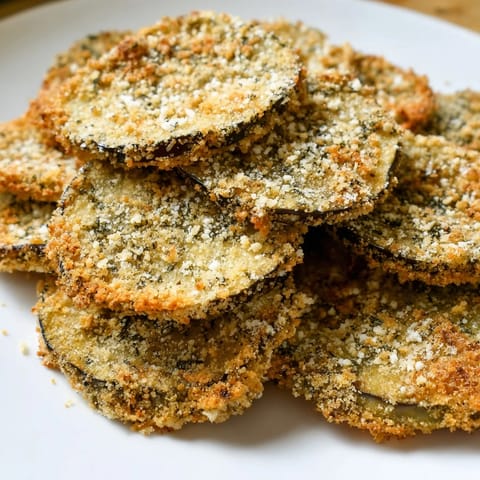 Crispy Eggplant Parmesan Chips