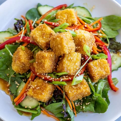 Crispy Tofu Salad