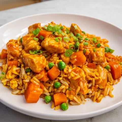 Butter Chicken Fried Rice