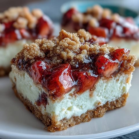 A delicious bite showcases the buttery crust and vibrant cheesecake filling, perfect for picnics, parties, or an indulgent sweet treat.