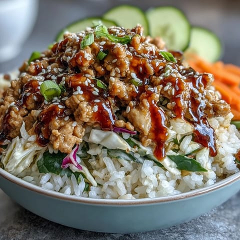 Spicy Bang Bang Turkey Rice Bowls