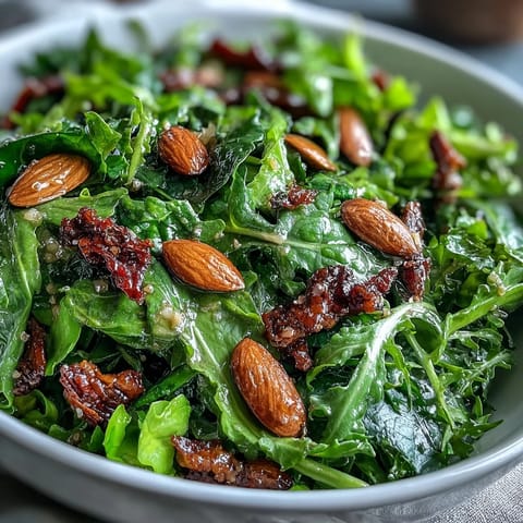 Spring Green Salad Almonds