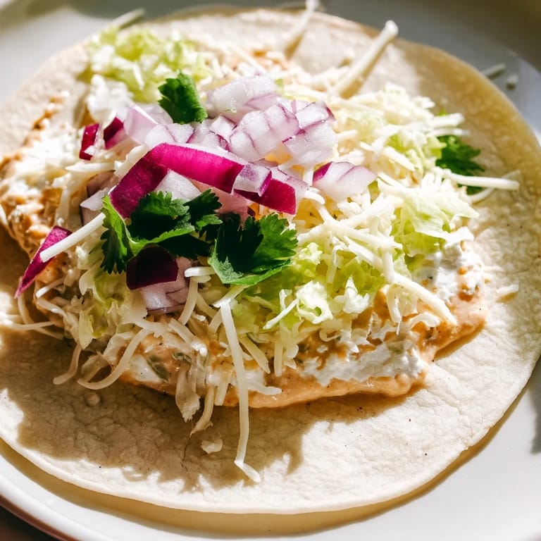 Colorful tacos bursting with tangy cranberry jalapeño flavor and fresh cilantro garnish.