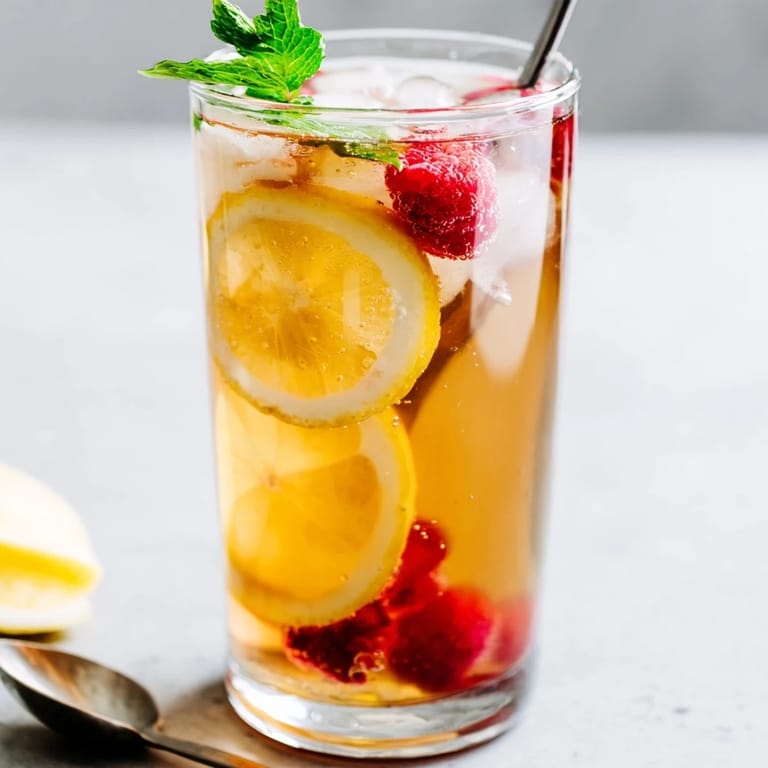 Homemade kombucha-style mocktails bubbling with flavor, ideal for healthy celebrations.