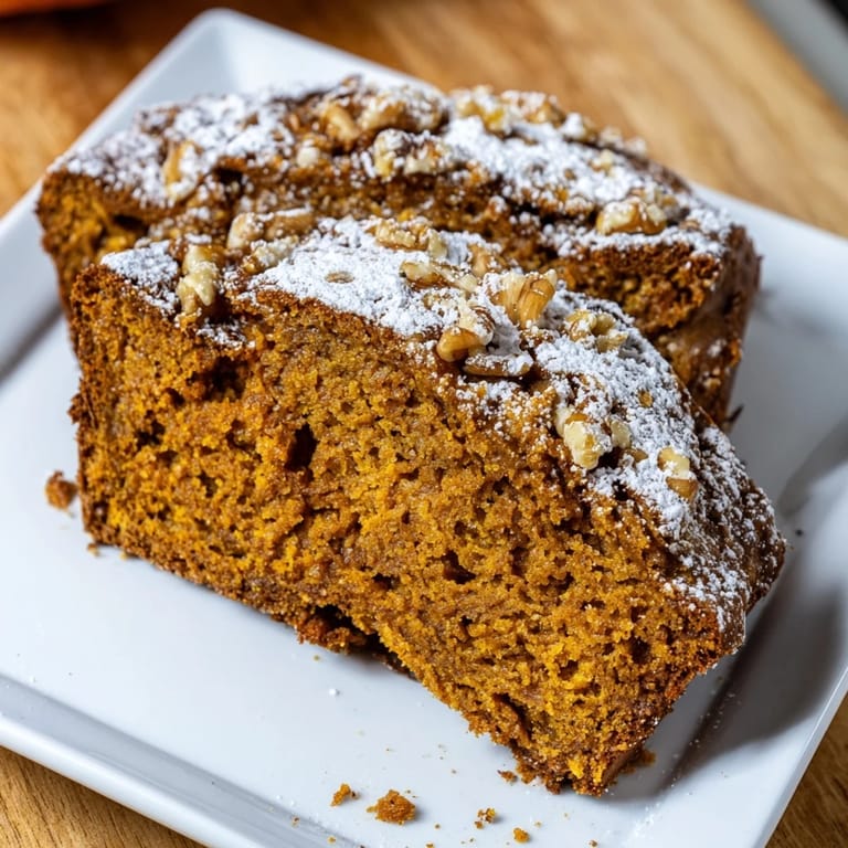 Fluffy pumpkin bread, perfect for fall, made in a mug, ideal for a quick treat.