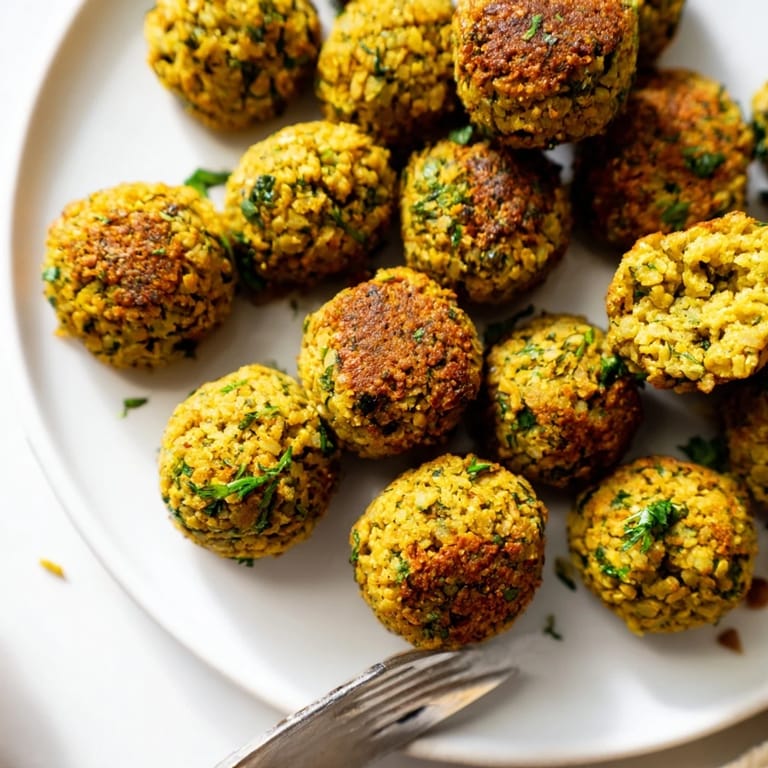 Fragrant and flavorful, these homemade Levantine falafel balls are a perfect vegetarian appetizer option.
