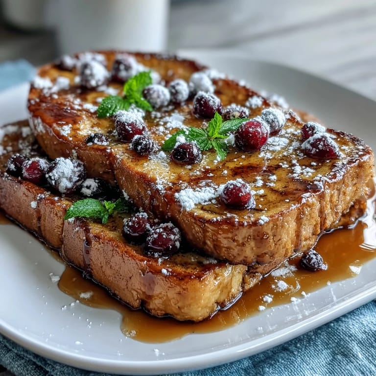Fluffy sourdough cubes soaked in lemon custard, baked with blueberries for a vibrant, brunch-worthy French toast bake.