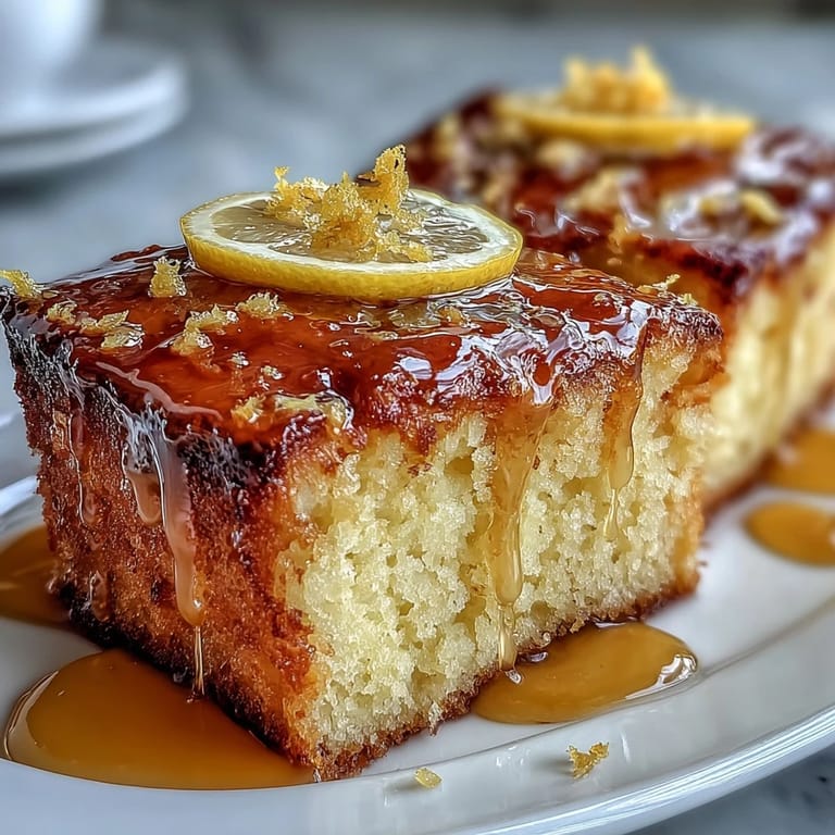Bright lemon pound cake with limoncello flavor, drizzled with sweet-tart citrus glaze for a sunny treat.