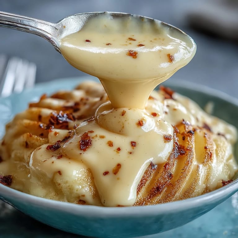 Silky, golden Blender Hollandaise Sauce drizzled over perfectly poached eggs and toasted English muffins for an elegant brunch.  